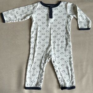 HB Hudson Baby/ infant Boy Football Play Wear / Sleeper‎ Size 18/24 M